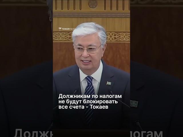 Должникам по налогам не будут блокировать все счета - Токаев