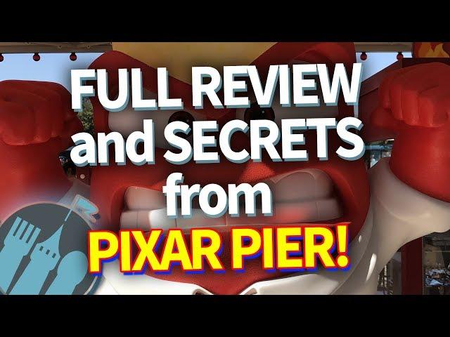 FULL REVIEW and SECRETS from PIXAR PIER!