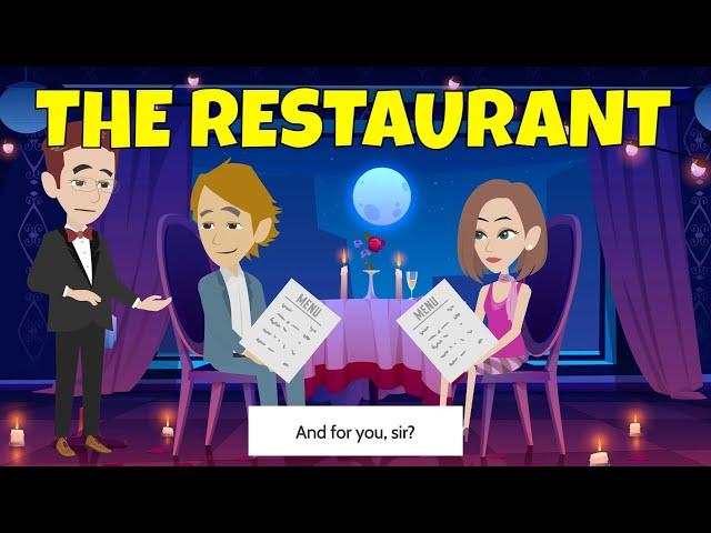 At the Restaurant - English Conversation Dialogues - Beginner Intermediate Level