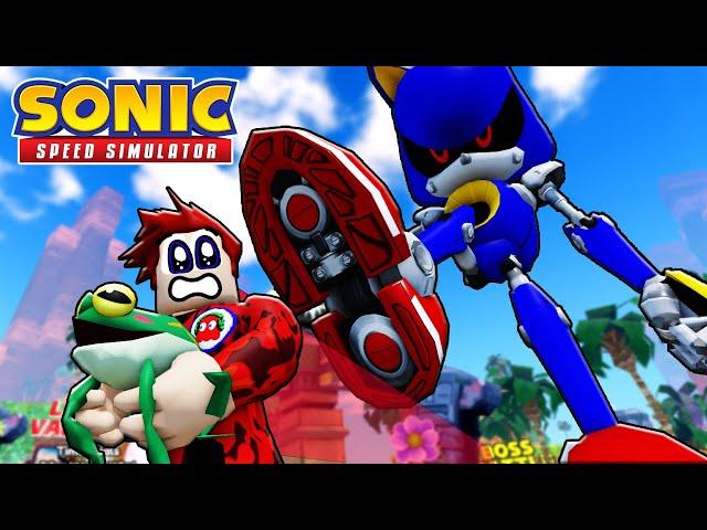 We Unlocked SECRET SKINS In Sonic Speed Simulator!! (Froggy + HUGE Metal Sonic)