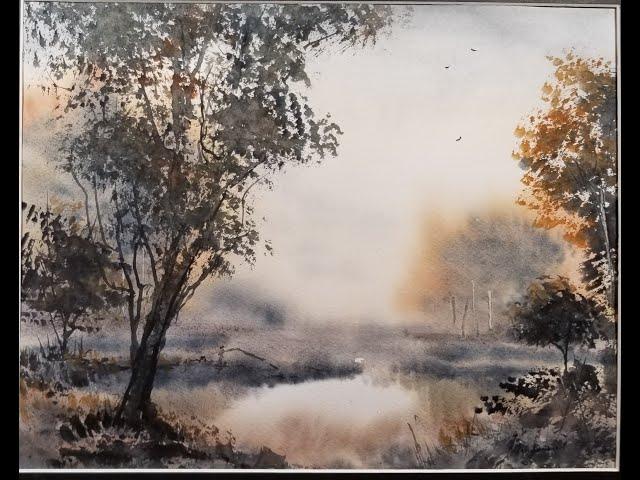 Watercolor Landscape Tutorial 110 A throwback to Ron Ranson