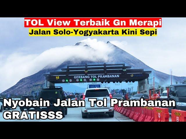 Jalan Jogja-Solo Kini Jadi Sepi️Semua Masuk Tol Tarifnya Gratis Lewat Gerbang Tol Prambanan Klaten