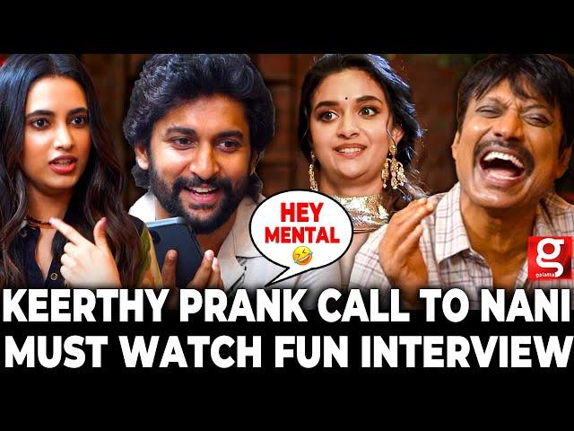 Nani imitates Priyanka Mohanஎன் Wife call பண்றாங்க மரணமாய் கலாய்த்த SJ Suryah |100% Fun Guaranteed