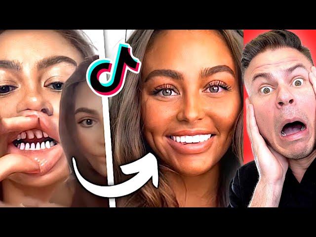 Orthodontist Reacts! INSANE Teeth Tiktok Trends!