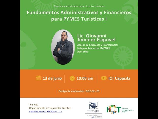 Fundamentos Administrativos y Financieros para PYMES Turísticas I