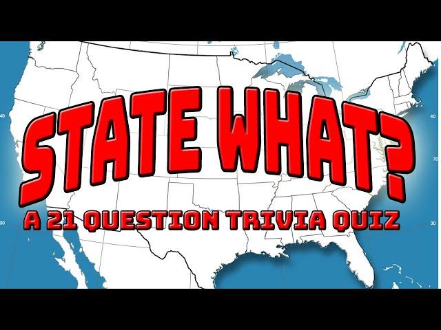 STATE WHAT?? - 21 questions about the Official State Items ( ROAD TRIpVIA- Episode 832 )