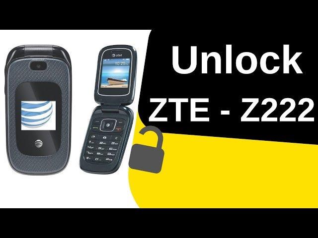 Unlock ZTE Z222 Unlock Code world wide locked to any country and carrier