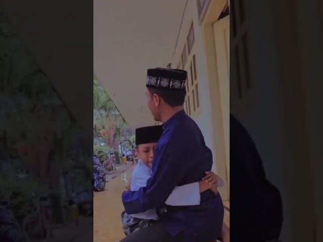 Tangisan Pertama Santri Baru Dengan Sang Ayah Setelah 40 Hari #santri #ngaji