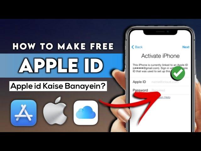 How to Make Free Apple ID In Hindi | Apple ID Kaise Banaye | How to Create iCloud Account in iPhone