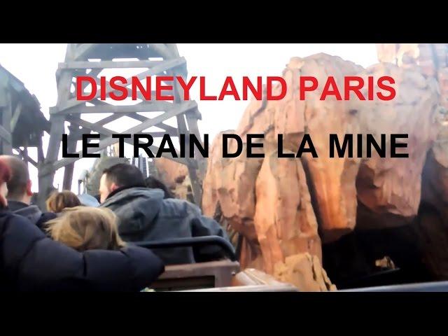 Disneyland Paris:"le train de la mine"."Big Thunder Mountain"