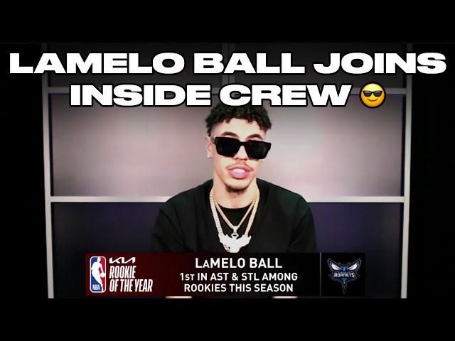 LaMelo Ball Joins Inside the NBA Crew After Winning Rookie of the Year