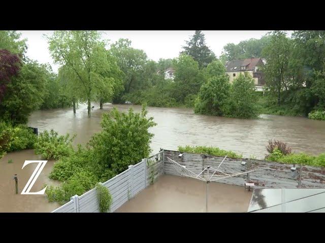 Heftige Überschwemmungen durch Unwetter im Saarland