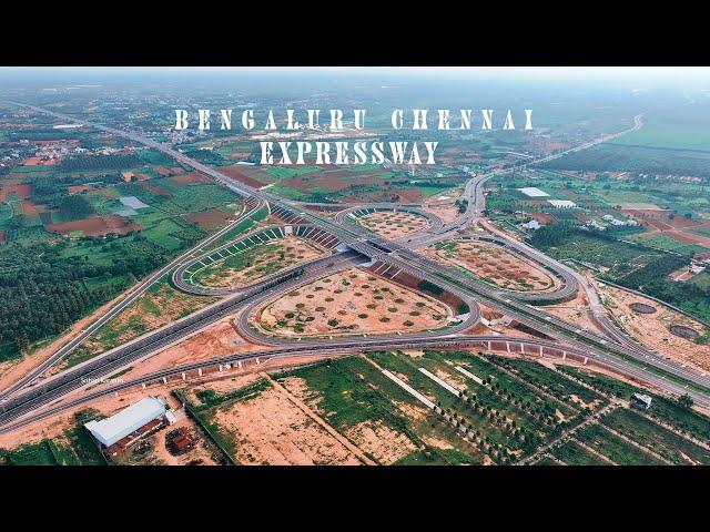 The New Bangalore Chennai Expressway | Clover Leaf | 4K