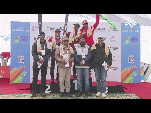 Medal Ceremony - Ski Mountaineering Sprint Men's | Khelo India Winter Games 2025 Gulmarg, J & K