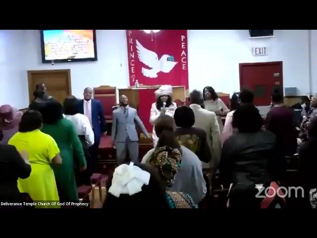 Live church service