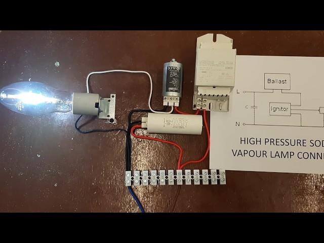 Sodium Vapour Lamp Connection | HPSV Lamp | Ignitor | Mercury Lamp Connection