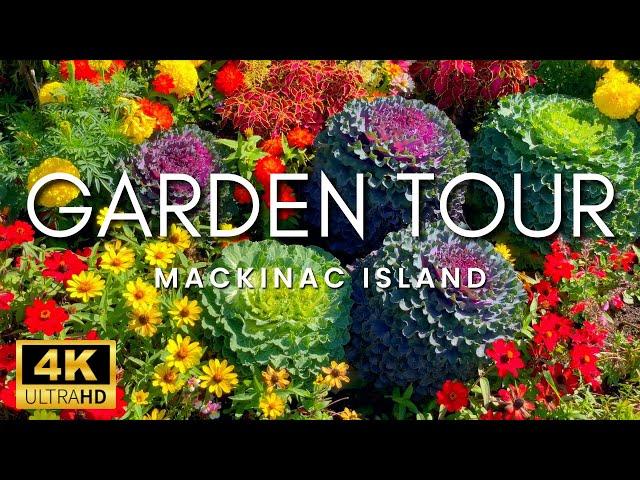 World Famous Island Of Gardens | Mackinac Island Summer Garden Tour 2023