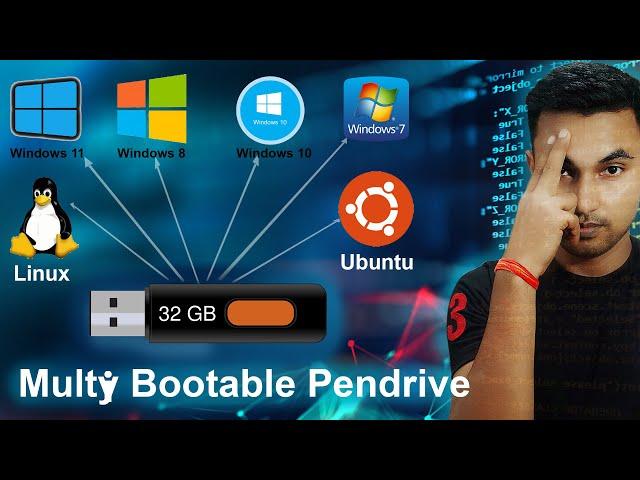 How to make multi bootable Pendrive  GPT/MBR || How to make bootable pendrive || Bootable pendrive.