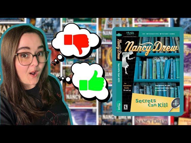 the game that needed three versions | Nancy Drew Analysis | Secrets Can Kill cover art