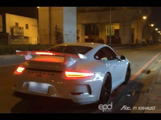 Porsche 991 GT3 X Fi Exhaust​ Insane Super Loud sound !!!