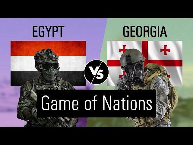 Egypt vs Georgia Military power comparison