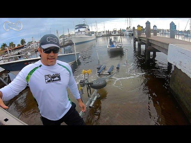 RAMPING A BOAT IN CHOKOLOSKEE  PORT OF THE ISLAND MARINA