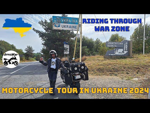 Motorcycle Adventure Through a War Zone: Ukraine  2024  #attisway