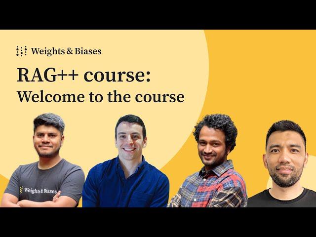 RAG++ course: Welcome to the course