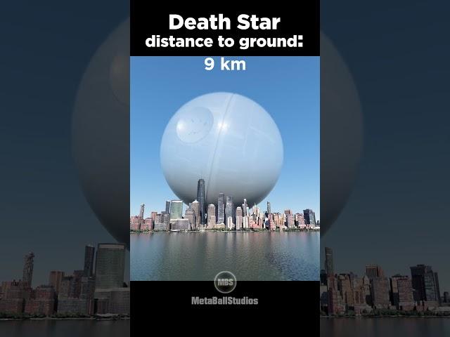 The Death Star approaching Earth! 