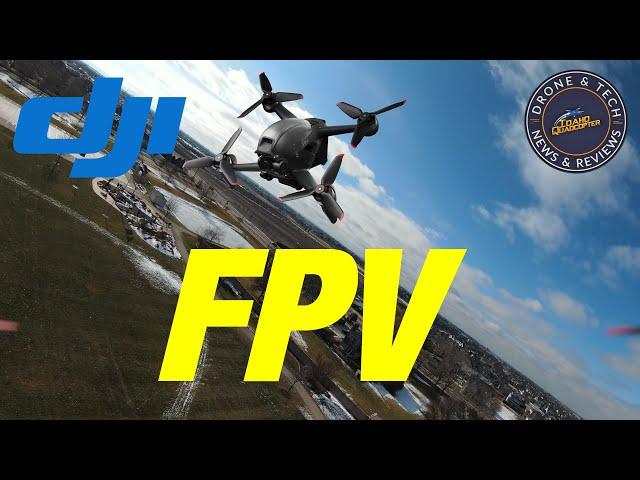 DJI FPV Drone - First Flight - Cold Weather  Brrrrrrr!