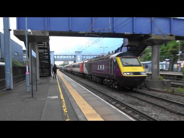 (4K) Last Southbound HST on MML: 43274 + 43102 power through West Hampstead TL on 5F70. 15.05.21