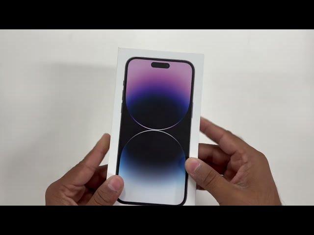 Unboxing Apple iPhone 14 Pro Max - Purple