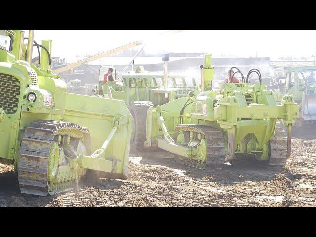 Detroit Powered Terex Bulldozers and Scrapers Working at Wheels at Wanaka 2023