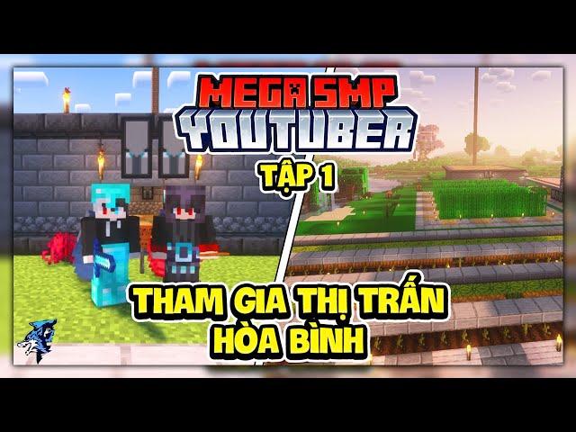 Tôi Bị Kira Lừa Và Tham Gia Thị Trấn Hòa Bình | Siro Minecraft Mega SMP Tập 1