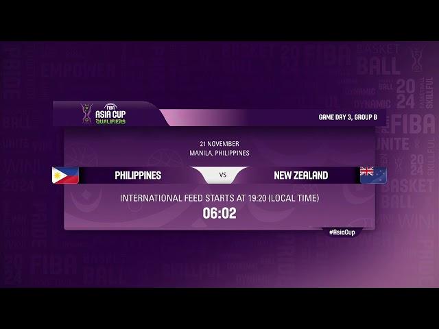 Philippines vs New Zealand