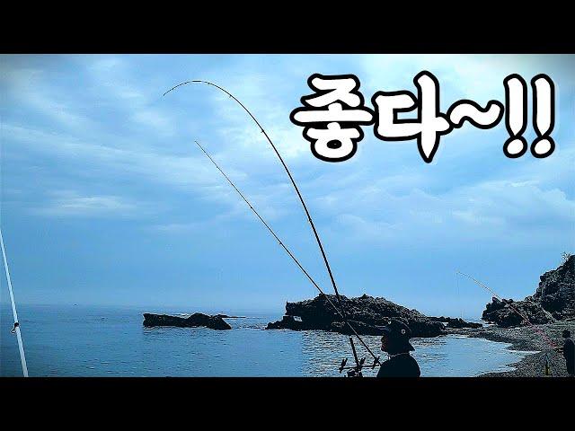 낚시에 진짜 진심인분들...!포항 원투낚시!(feat.낚시환경지킴이)