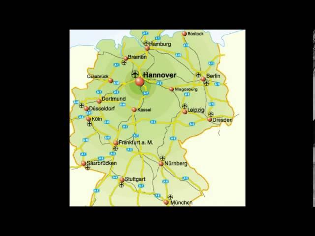 Germany Map with cities