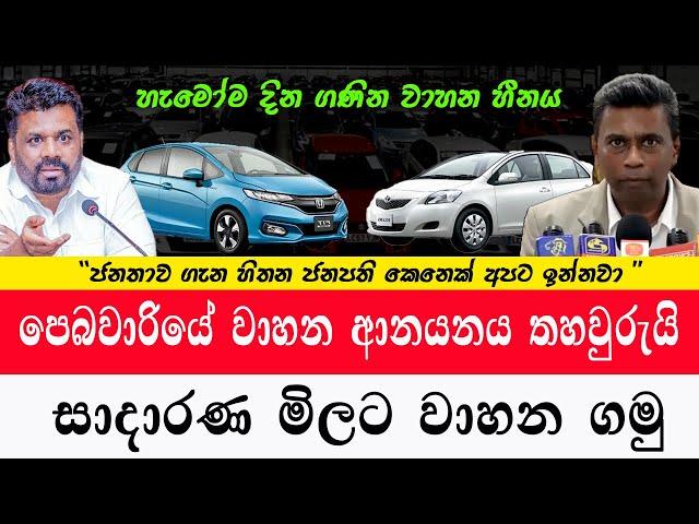 වාහන ආනයනය තහවුරුයි |සදාරණ මිලට වාහනයක් ගමු |Import of vehicles 2025 |car sale sri lanka