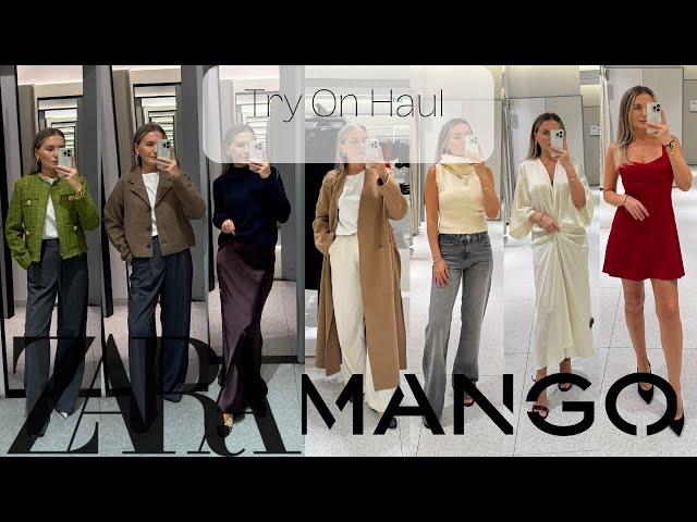 HUGE ZARA and MANGO ** | TRY On HAUL | **