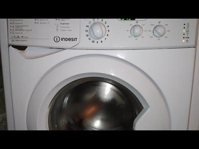 Стиральная машина Indesit IWSD51051.Замена подшипников в не разборном баке