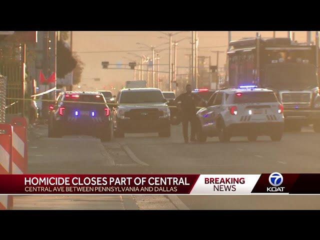 Fatal shooting in Albuquerque closes part of Central