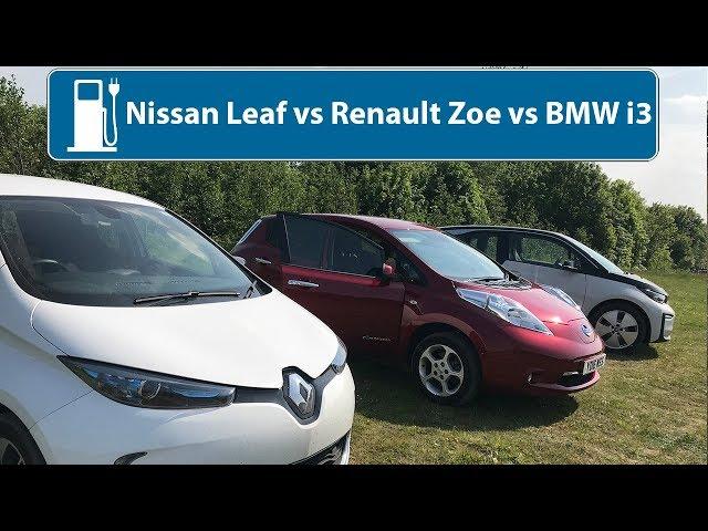 Nissan Leaf vs Renault Zoe vs BMW i3 - Which Is The Best Used Electric Car?