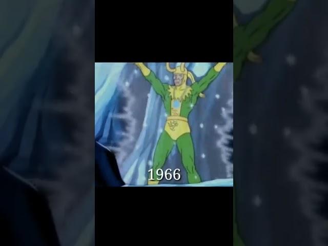 Loki evolution from 1966 to 2021#Shorts #MarvelNerd