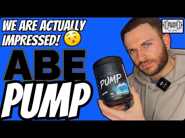 GENUINELY SURPRISED | ABE PUMP PRE WORKOUT REVIEW | ALL BLACK EVERYTHING  THEY STOPPED BEING CHEAP?