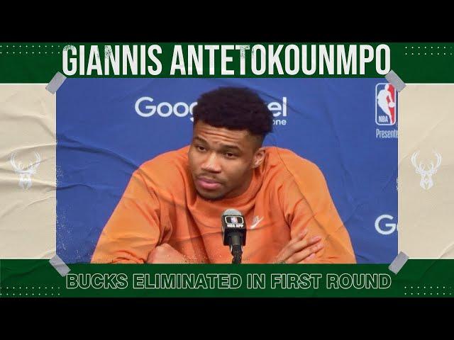 Giannis was asked if this season was a failure after playoffs elimination  | NBA on ESPN