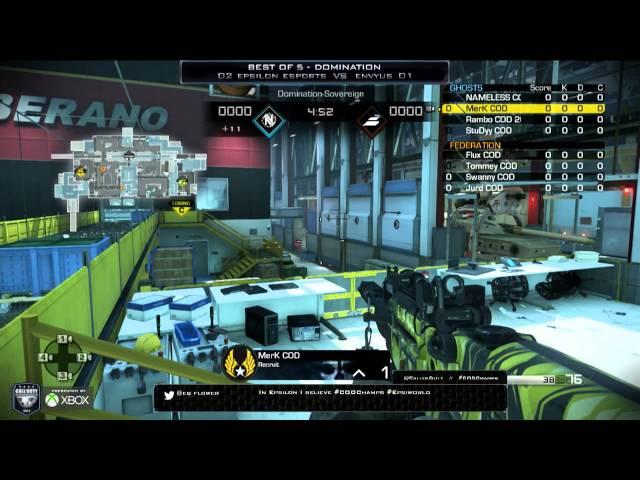 EnVyUs vs Epsilon Esports - Game 4 - LB Round 2 - CoD Championships 2014