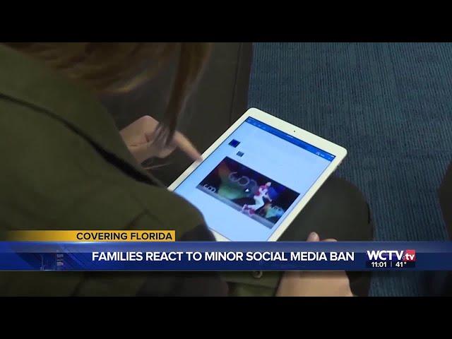 Tallahassee families react as child social media ban takes effect in Florida