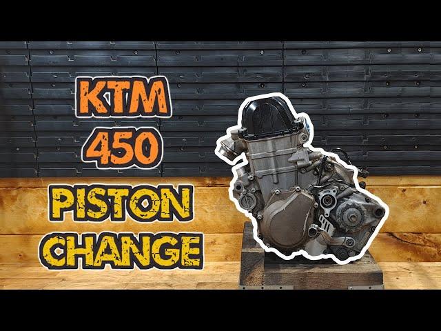 KTM 450 SX-F 2020 rebuild - top end piston change