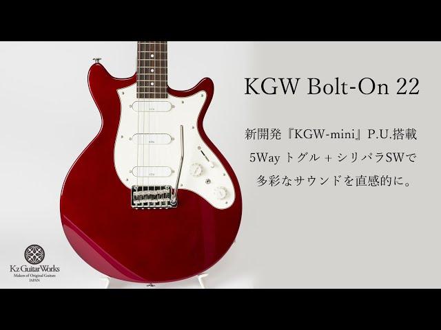 【 スペック紹介】KGW Bolt-On 22 RF【Kz Guitar Works】