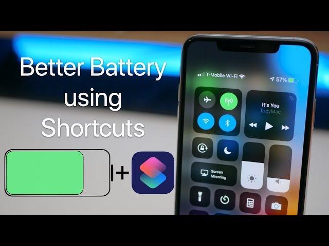 Manage iPhone Battery Life Using Shortcuts